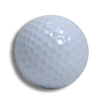 blank golf ball